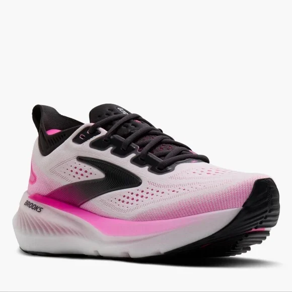 BROOKS GLYCERIN 23 | WOMEN'S | COLOR: WHITE-PHANTOM-CYBER PINK | WIDTH MEDIUM B - Picture 5 of 8